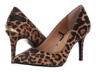 Calvin Klein Gayle Pump (natural Winter Leopard Haircalf) High Heels