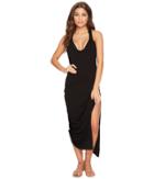 Kenneth Cole L.b.d Racerback Midi Dress Cover-up (black) Women's Swimwear