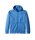 The North Face Kids Tech Glacier Full Zip Hoodie (little Kids/big Kids) (turkish Sea Heather) Boy's Sweatshirt