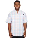 Columbia Super Tamiamitm Short Sleeve Shirt (sail Multi Check) Men's Clothing