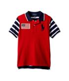Polo Ralph Lauren Kids Cotton Mesh Polo Shirt (little Kids/big Kids) (rl2000 Red) Boy's Short Sleeve Pullover