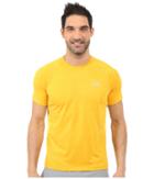 The North Face Ambition Short Sleeve Shirt (citrus Yellow Heather (prior Season)) Men's Short Sleeve Pullover