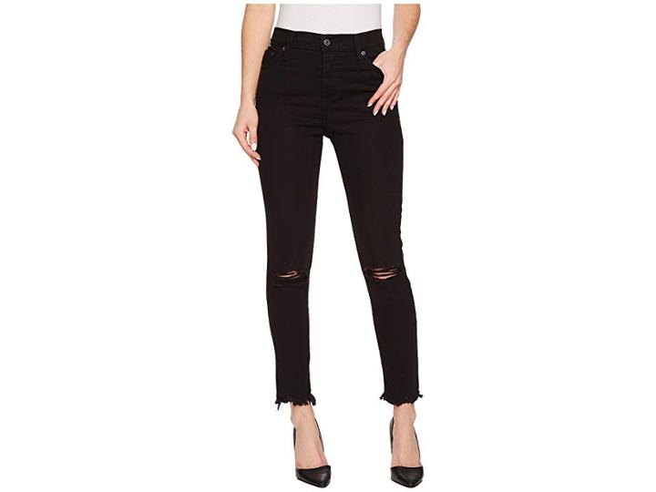Levi's(r) Womens Wedgie Skinny (soft Ultra Black/damage) Women's Jeans