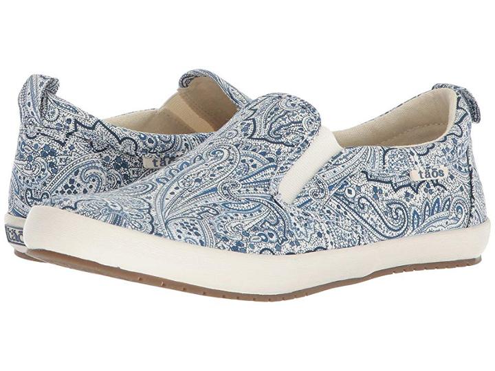 Taos Footwear Dandy (blue Paisley) Women's  Shoes
