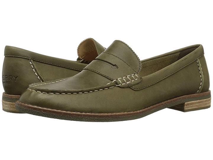 Sperry Seaport Penny (olive) Women's Shoes