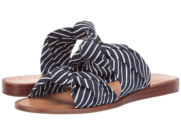 Dolce Vita Paton (navy Stripe Fabric) Women's Shoes