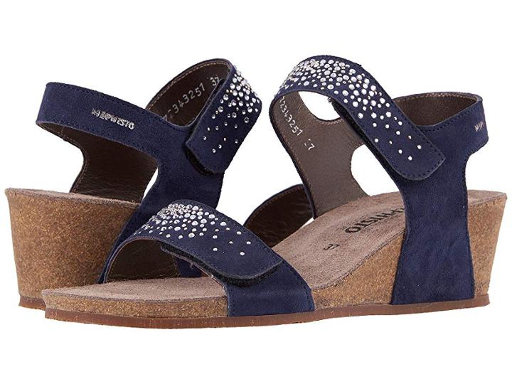 Mephisto Maria Spark (indigo Velcalf Premium) Women's Shoes