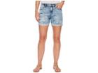 Liverpool Elliot Boyfriend Shorts With Destruct In Classic Soft Rigid Denim In Stockton Destruct (stockton Destruct) Women's Shorts