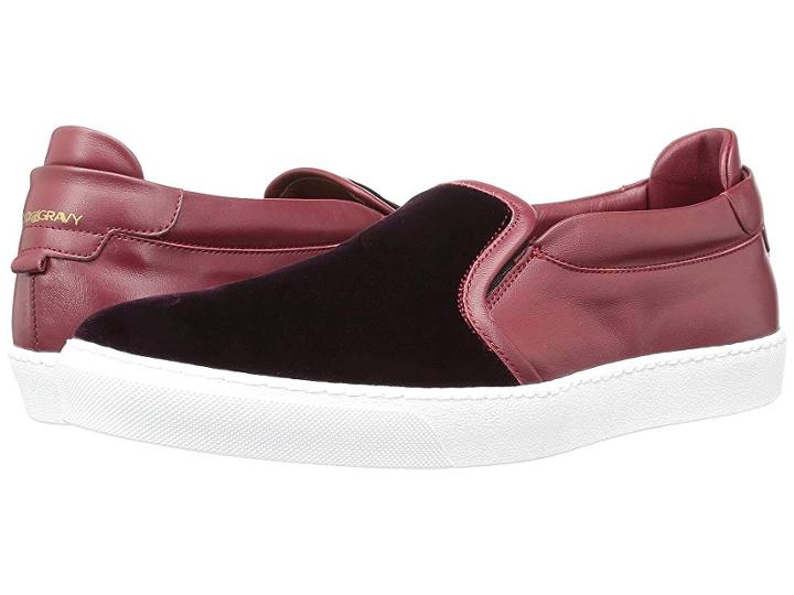 Gold & Gravy Ted Velvet Sneaker (burgundy Velvet) Men's Shoes