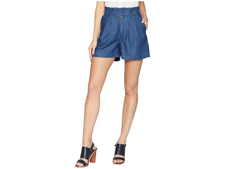 Volcom Yo Shortie Shorts (flight Blue) Women's Shorts