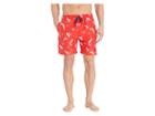 U.s. Polo Assn. Sailboat Swim Shorts (engine Red) Men's Swimwear