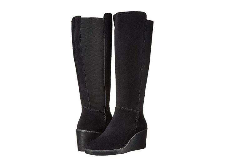 Clarks Hazen Madison (black Suede) Women's  Shoes