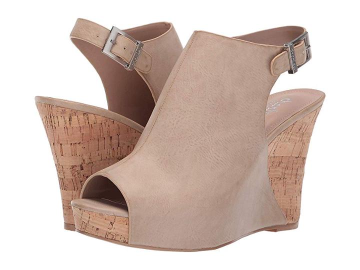 Charles By Charles David Lobby Wedge Sandal (taupe) Women's Sandals