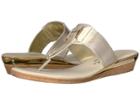 Onex Harriet (platinum Leather) Women's Sandals