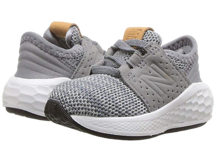 New Balance Kids Kvcrzv2i Knit (infant/toddler) (gunmetal/white) Boys Shoes