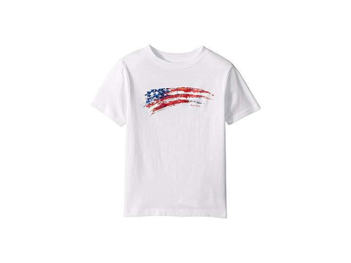 Polo Ralph Lauren Kids Cotton Jersey Graphic T-shirt (toddler) (pure White) Boy's T Shirt