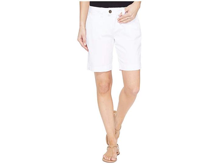 Jag Jeans Creston Shorts In Bay Twill (white) Women's Shorts