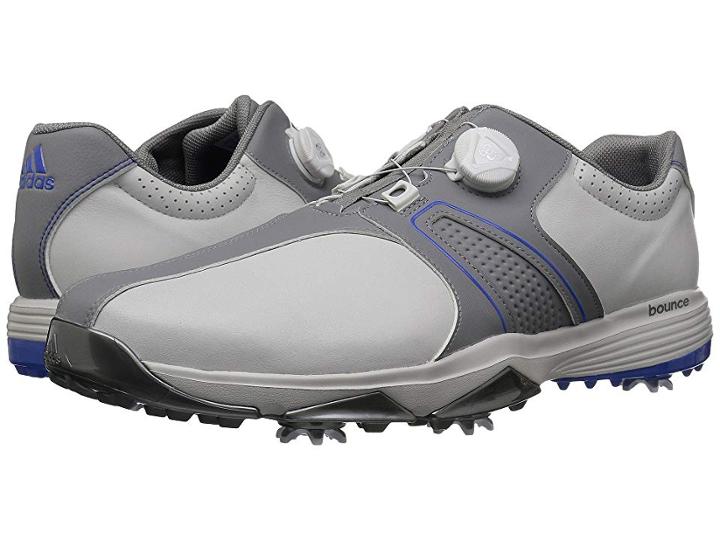 Adidas Golf 360 Traxion Boa (grey One/grey Three/hi-res Blue) Men's Golf Shoes