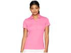 Puma Golf Pounce Polo (carmine Rose) Women's Short Sleeve Pullover