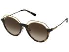 Tory Burch 0ty9052 51mm (dark Tortoise/dark Brown Gradient) Fashion Sunglasses