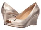 Naturalizer Ollie (champagne Metallic Leather) Women's Wedge Shoes