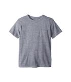 Chaser Kids Jersey Short Sleeve Pocket Tee (little Kids/big Kids) (streaky Gray) Boy's T Shirt