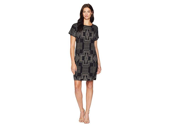 Pendleton Harding Sweater Dress (black Multi) Women's Dress