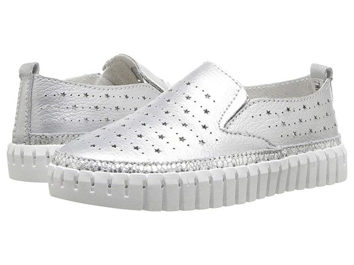 Bernie Mev. Kids Twk40 (little Kid/big Kid) (silver) Girl's Shoes