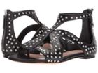 Alexander Mcqueen Caged Flat Sandal With Hammered Studs (black) Women's Dress Sandals