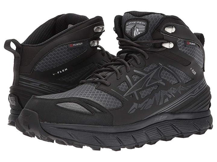 Altra Footwear Lone Peak 3 Mid Neoshell (black) Men's Shoes