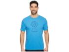 Life Is Good Adventure Is Key Crusher Tee (marina Blue) Men's T Shirt