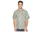 Tommy Bahama Lino Flora Linen Blend Shirt (tea Leaf) Men's Clothing