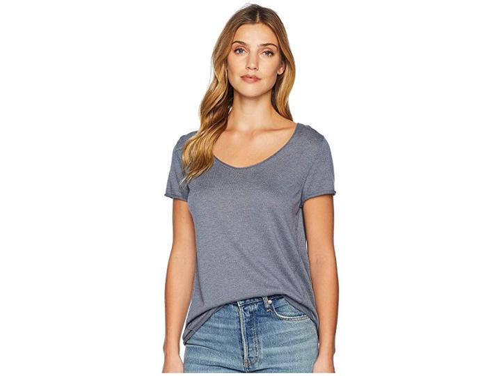 Nic+zoe Traveler Top (bluestone) Women's Clothing