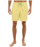 Tommy Bahama The Naples Happy Go Cargo 6 Swim Trunks (lemon Sun) Men's Swimwear