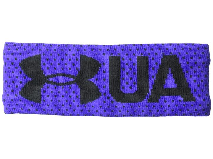 Under Armour Favorite Fleece Band (little Kids/big Kids) (constellation Purple/black/white) Headband