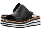 Summit By White Mountain Livvy (black Leather) Women's Slide Shoes