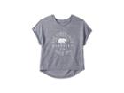 The North Face Kids Long And Short Of It Tee (little Kids/big Kids) (mid Grey Heather) Girl's T Shirt