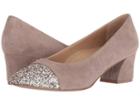 Vaneli Pepper (truffle Suede With Glitter) Women's 1-2 Inch Heel Shoes