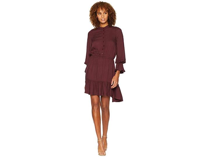 Rachel Pally Pointelle Rayon Amaya Dress (merlot) Women's Dress