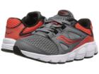 Saucony Kids Kotaro 4 (little Kid/big Kid) (grey/orange) Boys Shoes