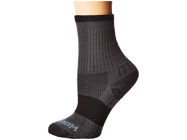 Wrightsock Dl Escape Crew (ash) No Show Socks Shoes
