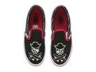 Vans Kids Classic Slip-on (little Kid/big Kid) ((pixel Pirate) Black/racing Red/true White) Boys Shoes