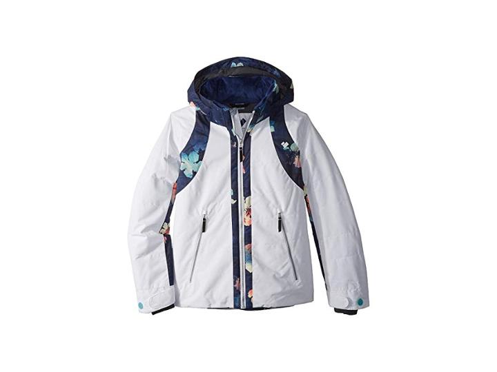 Obermeyer Kids Haana Jacket (little Kids/big Kids) (white) Girl's Coat