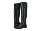 Franco Sarto Roxanna (black Bally Leather) Women's Dress Zip Boots