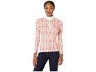 Helly Hansen Lifa Merino Graphic 1/2 Zip (flag Red/frost Print) Women's Clothing