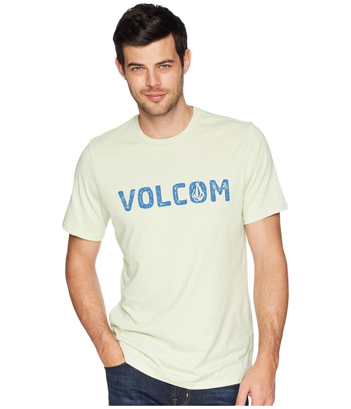 Volcom Bold Short Sleeve Heather Tee (mist Green) Men's T Shirt