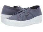 Superga 2905 Cotw Linea Up And Down (blue Shadow) Women's Lace Up Casual Shoes