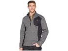 Spyder Bandit 1/2 Zip Stryke Jacket (black/polar/black) Men's Coat