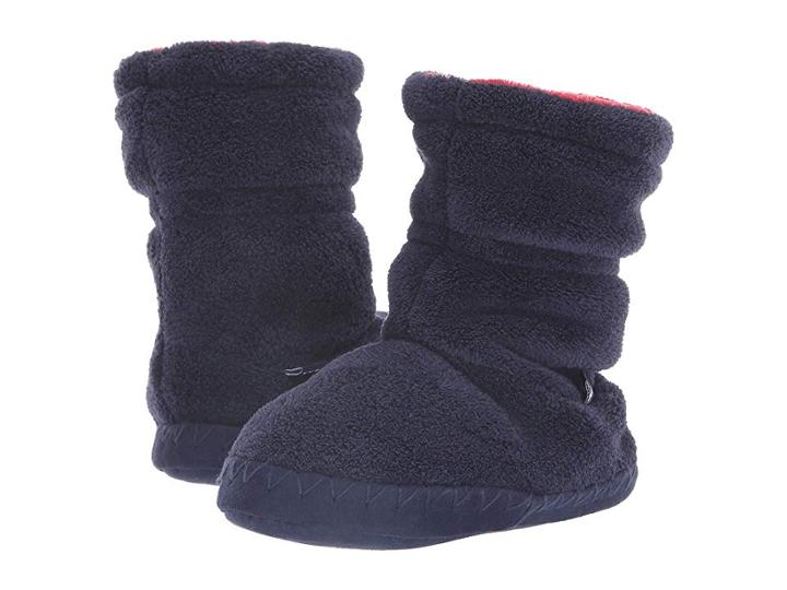 Joules Kids Fleece Lined Slippersock (toddler/little Kid/big Kid) (french Navy) Boys Shoes
