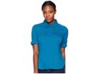 Columbia Silver Ridge Lite Long Sleeve Shirt (lagoon) Women's Long Sleeve Button Up